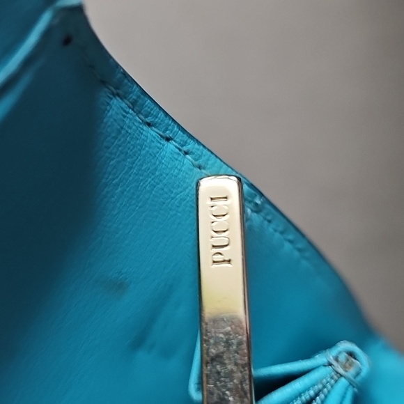 Emilio Pucci Stylish Blue and Purple Women's Wallet - Picture 4 of 5